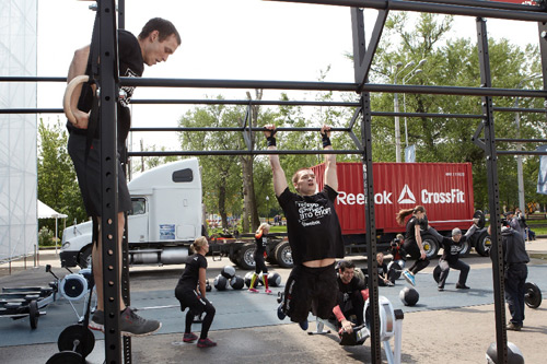 Reebok провел праздник CrossFit в Парке Горького